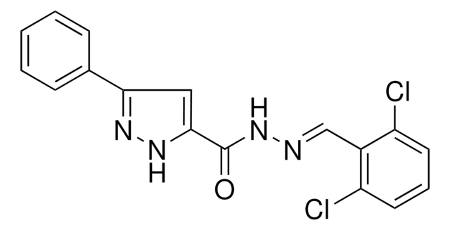 5-PHENYL-2H-PYRAZOLE-3-CARBOXYLIC ACID (2,6-DICHLORO-BENZYLIDENE)-HYDRAZIDE AldrichCPR