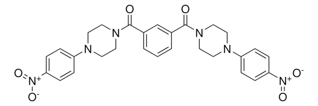 1-(4-NITROPHENYL)-4-(3-{[4-(4-NITROPHENYL)-1-PIPERAZINYL]CARBONYL}BENZOYL)PIPERAZINE AldrichCPR