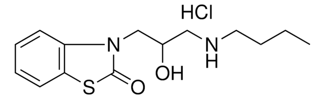 3-(3-BUTYLAMINO-2-HYDROXY-PROPYL)-3H-BENZOTHIAZOL-2-ONE, HYDROCHLORIDE AldrichCPR