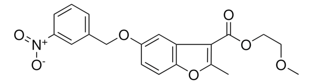 2-METHOXYETHYL 2-METHYL-5-((3-NITROBENZYL)OXY)-1-BENZOFURAN-3-CARBOXYLATE AldrichCPR
