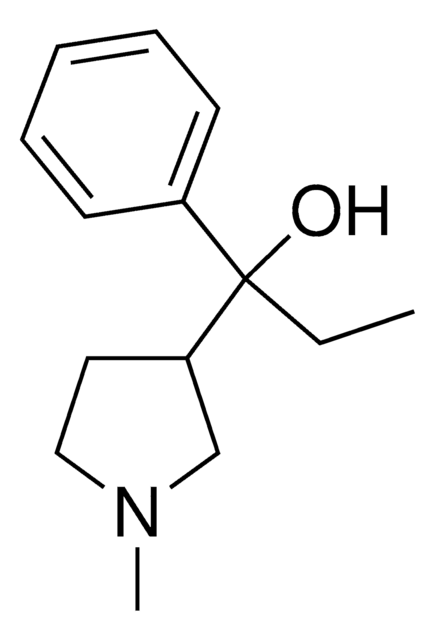 1-(1-methyl-3-pyrrolidinyl)-1-phenyl-1-propanol AldrichCPR