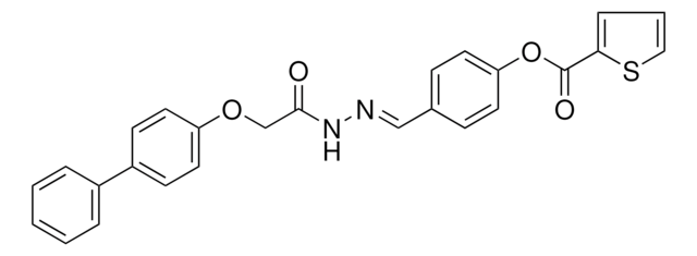 4-((2-(2-((1,1'-BIPHENYL)-4-YLOXY)AC)HYDRAZONO)ME)PH 2-THIOPHENECARBOXYLATE AldrichCPR