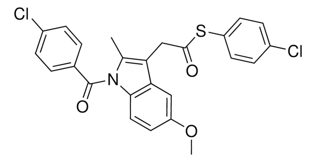 S-(4-chlorophenyl) [1-(4-chlorobenzoyl)-5-methoxy-2-methyl-1H-indol-3-yl]ethanethioate AldrichCPR