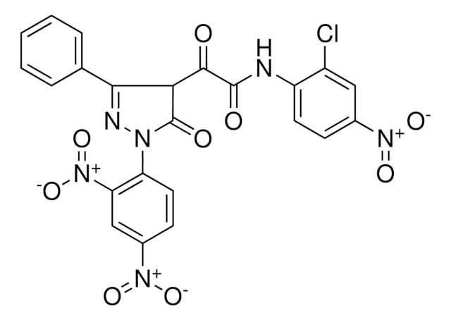 N-(2-CHLORO-4-NITROPHENYL)-2-[1-(2,4-DINITROPHENYL)-5-OXO-3-PHENYL-4,5-DIHYDRO-1H-PYRAZOL-4-YL]-2-OXOACETAMIDE AldrichCPR