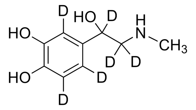 (±)-Epinephrine-D6 solution 100&#160;&#956;g/mL in methanol with 5% 1 M HCl, ampule of 1&#160;mL, certified reference material, Cerilliant&#174;