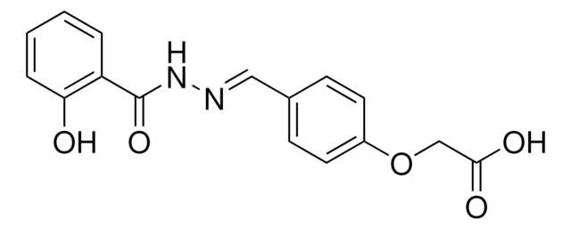 (4-(((2-HYDROXYBENZOYL)HYDRAZONO)METHYL)PHENOXY)ACETIC ACID AldrichCPR