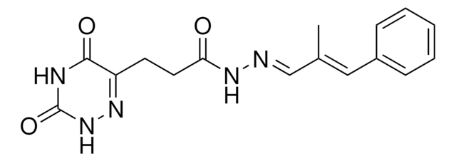 3-(3,5-DIOXO-2,3,4,5-TETRAHYDRO-1,2,4-TRIAZIN-6-YL)-N'-[(E,2E)-2-METHYL-3-PHENYL-2-PROPENYLIDENE]PROPANOHYDRAZIDE AldrichCPR