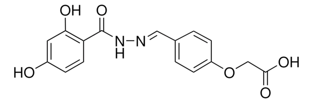 (4-(2-(2,4-DIHYDROXYBENZOYL)CARBOHYDRAZONOYL)PHENOXY)ACETIC ACID AldrichCPR