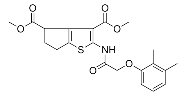 DIMETHYL 2-{[(2,3-DIMETHYLPHENOXY)ACETYL]AMINO}-5,6-DIHYDRO-4H-CYCLOPENTA[B]THIOPHENE-3,4-DICARBOXYLATE AldrichCPR