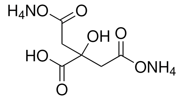 Ammonium citrate dibasic BioXtra, &#8805;99.0% (T)