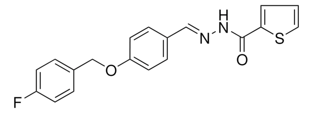 THIOPHENE-2-CARBOXYLIC ACID (4-(4-FLUORO-BENZYLOXY)-BENZYLIDENE)-HYDRAZIDE AldrichCPR