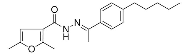 2,5-DIMETHYL-FURAN-3-CARBOXYLIC ACID (1-(4-PENTYL-PHENYL)-ETHYLIDENE)-HYDRAZIDE AldrichCPR