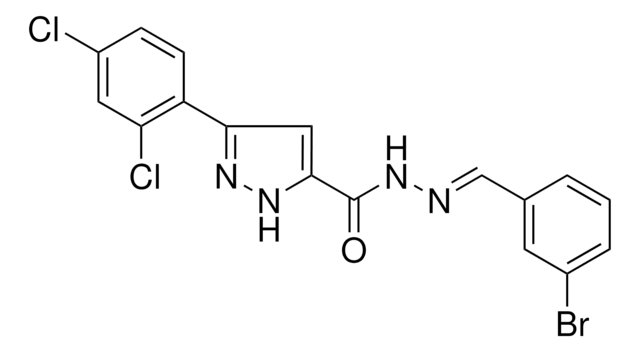 N'-(3-BROMOBENZYLIDENE)-3-(2,4-DICHLOROPHENYL)-1H-PYRAZOLE-5-CARBOHYDRAZIDE AldrichCPR