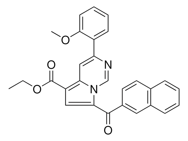 ETHYL 3-(2-METHOXYPHENYL)-7-(2-NAPHTHOYL)PYRROLO(1,2-C)PYRIMIDINE-5-CARBOXYLATE AldrichCPR