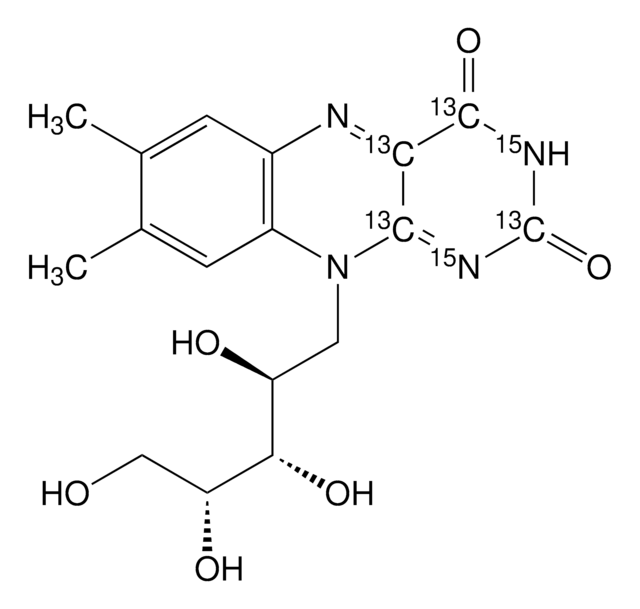 Riboflavin-(dioxopyrimidine-13C4,15N2) &#8805;98 atom %, &#8805;97% (CP)