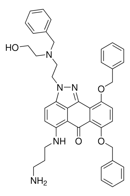 5-[(3-Aminopropyl)amino]-2-[2-[benzyl(2-hydroxyethyl)amino]ethyl]-7,10-bis(benzyloxy)dibenzo[cd,g]indazol-6(2H)-one AldrichCPR