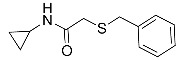 2-(benzylsulfanyl)-N-cyclopropylacetamide AldrichCPR