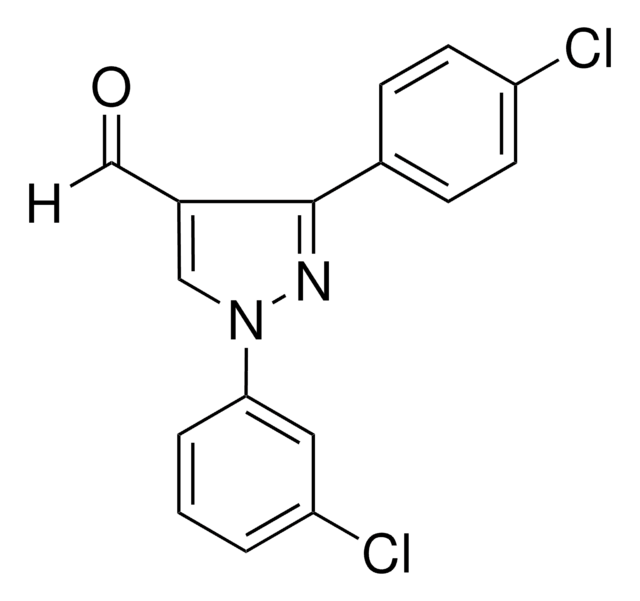 1-(3-CHLOROPHENYL)-3-(4-CHLOROPHENYL)-1H-PYRAZOLE-4-CARBALDEHYDE AldrichCPR