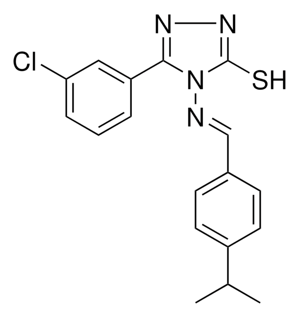 5-(3-CHLOROPHENYL)-4-((4-ISOPROPYLBENZYLIDENE)AMINO)-4H-1,2,4-TRIAZOLE-3-THIOL AldrichCPR