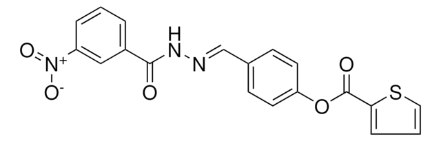 4-(2-(3-NITROBENZOYL)CARBOHYDRAZONOYL)PHENYL 2-THIOPHENECARBOXYLATE AldrichCPR