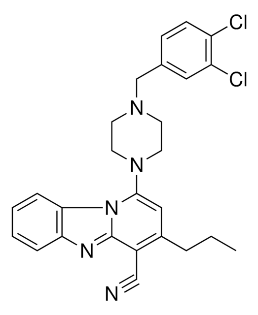 1-[4-(3,4-DICHLOROBENZYL)-1-PIPERAZINYL]-3-PROPYLPYRIDO[1,2-A]BENZIMIDAZOLE-4-CARBONITRILE AldrichCPR
