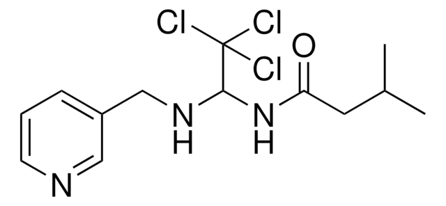 3-METHYL-N-(2,2,2-TRICHLORO-1-((PYRIDIN-3-YLMETHYL)-AMINO)-ETHYL)-BUTYRAMIDE AldrichCPR