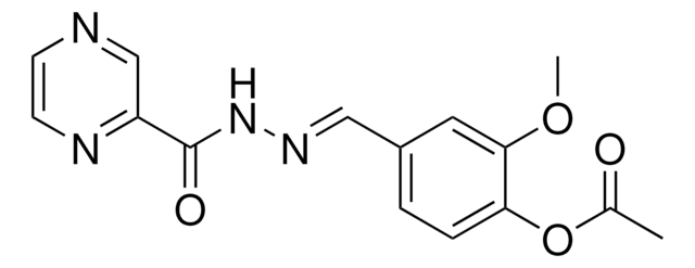 2-METHOXY-4-(2-(2-PYRAZINYLCARBONYL)CARBOHYDRAZONOYL)PHENYL ACETATE AldrichCPR