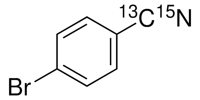 4-Bromobenzonitrile-(cyano-13C,15N) 99 atom % 13C, 98 atom % 15N, 98% (CP)