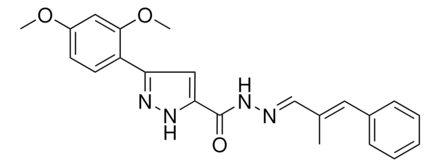 3-(2,4-DIMETHOXY-PH)-N'-(2-ME-3-PH-2-PROPENYLIDENE)-1H-PYRAZOLE-5-CARBOHYDRAZIDE AldrichCPR