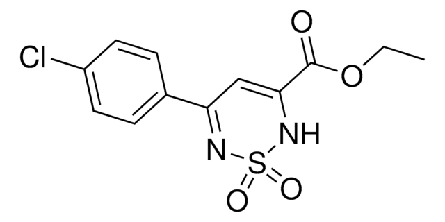 ethyl 5-(4-chlorophenyl)-2H-1,2,6-thiadiazine-3-carboxylate 1,1-dioxide AldrichCPR