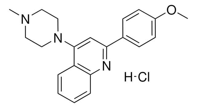 2-(4-METHOXYPHENYL)-4-(4-METHYL-1-PIPERAZINYL)QUINOLINE HYDROCHLORIDE AldrichCPR