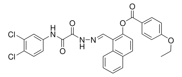 1-(2-((3,4-DICHLOROANILINO)(OXO)AC)CARBOHYDRAZONOYL)-2-NAPHTHYL 4-ETHOXYBENZOATE AldrichCPR
