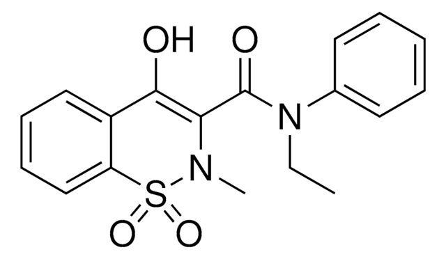 N-ethyl-4-hydroxy-2-methyl-N-phenyl-2H-1,2-benzothiazine-3-carboxamide 1,1-dioxide AldrichCPR