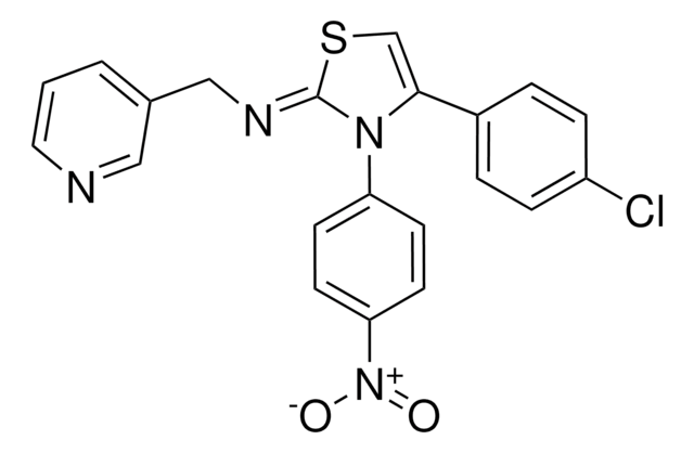 N-(4-(4-CHLOROPHENYL)-3-(4-NITROPHENYL)-1,3-THIAZOL-2(3H)-YLIDENE)(3-PYRIDINYL)METHANAMINE AldrichCPR