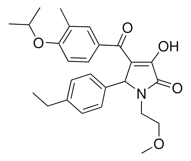 5-(4-ETHYLPHENYL)-3-HYDROXY-4-(4-ISOPROPOXY-3-METHYLBENZOYL)-1-(2-METHOXYETHYL)-1,5-DIHYDRO-2H-PYRROL-2-ONE AldrichCPR