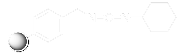 聚合物键合型 N-苄基-N′-环己基碳二亚胺 100-200&#160;mesh, extent of labeling: 1.0-2.0&#160;mmol/g loading, 1&#160;% cross-linked with divinylbenzene