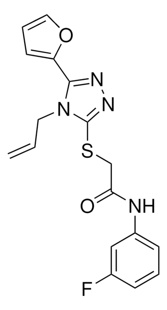 2-((4-ALLYL-5-(2-FURYL)-4H-1,2,4-TRIAZOL-3-YL)THIO)-N-(3-FLUOROPHENYL)ACETAMIDE AldrichCPR