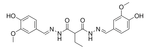 2-ETHYL-N'(1),N'(3)-BIS(4-HYDROXY-3-METHOXYBENZYLIDENE)MALONOHYDRAZIDE AldrichCPR