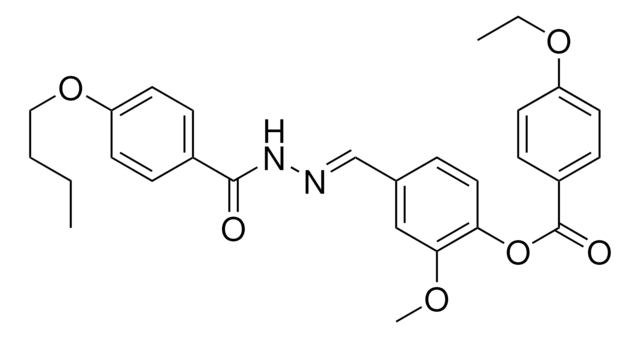 4-(2-(4-BUTOXYBENZOYL)CARBOHYDRAZONOYL)-2-METHOXYPHENYL 4-ETHOXYBENZOATE AldrichCPR