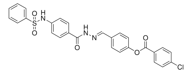 4-(2-(4-((PHENYLSULFONYL)AMINO)BENZOYL)CARBOHYDRAZONOYL)PHENYL 4-CHLOROBENZOATE AldrichCPR