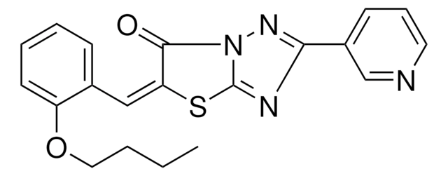 (5E)-5-(2-BUTOXYBENZYLIDENE)-2-(3-PYRIDINYL)[1,3]THIAZOLO[3,2-B][1,2,4]TRIAZOL-6(5H)-ONE AldrichCPR