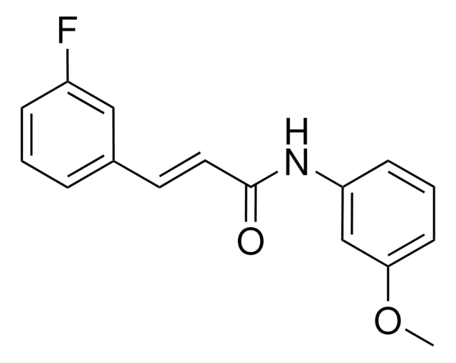 3-(3-FLUOROPHENYL)-N-(3-METHOXYPHENYL)-2-PROPENAMIDE AldrichCPR