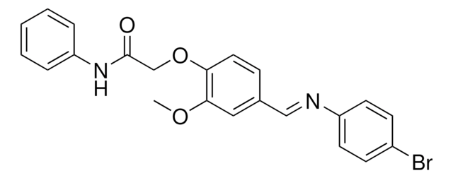 2-(4-((4-BROMO-PHENYLIMINO)-METHYL)-2-METHOXY-PHENOXY)-N-PHENYL-ACETAMIDE AldrichCPR