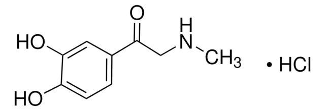 3′,4′-二羟基-2-(甲基氨基)苯乙酮 盐酸盐 Pharmaceutical Secondary Standard; Certified Reference Material