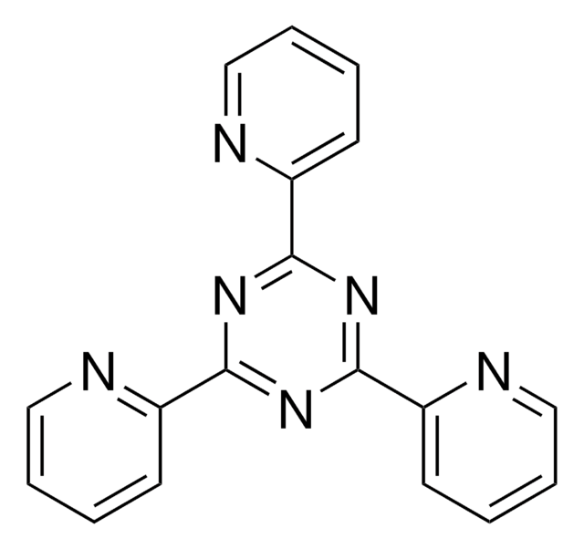 2,4,6-Tris(2-pyridyl)-s-triazine for spectrophotometric det. of Fe, &#8805;99.0% (HPLC)