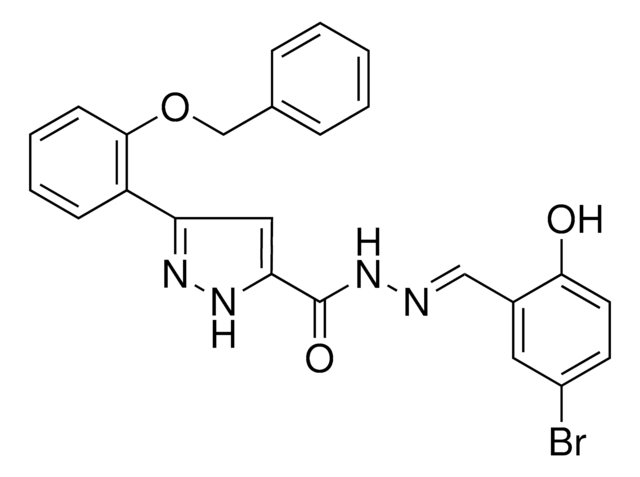 3-(2-(BENZYLOXY)PH)-N'-(5-BR-2-HYDROXYBENZYLIDENE)-1H-PYRAZOLE-5-CARBOHYDRAZIDE AldrichCPR