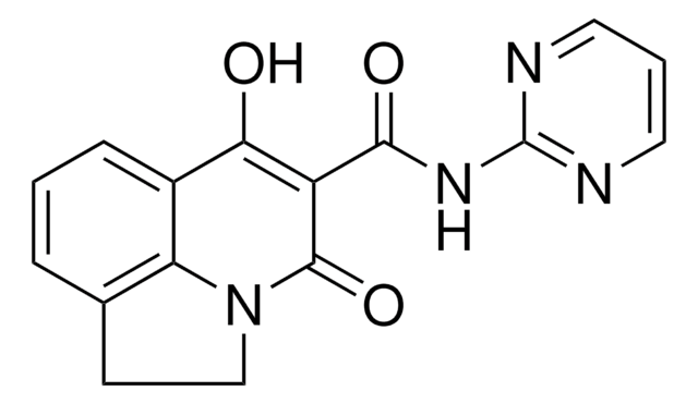 6-HYDROXY-4-OXO-N-(2-PYRIMIDINYL)-1,2-DIHYDRO-4H-PYRROLO[3,2,1-IJ]QUINOLINE-5-CARBOXAMIDE AldrichCPR