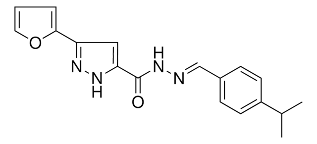 5-FURAN-2-YL-2H-PYRAZOLE-3-CARBOXYLIC ACID (4-ISOPROPYL-BENZYLIDENE)-HYDRAZIDE AldrichCPR