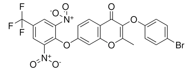 3-(4-BR-PHENOXY)-7-(2,6-DINITRO-4-TRIFLUOROMETHYL-PHENOXY)-2-ME-CHROMEN-4-ONE AldrichCPR