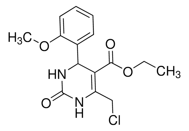Ethyl 6-(chloromethyl)-4-(2-methoxyphenyl)-2-oxo-1,2,3,4-tetrahydropyrimidine-5-carboxylate AldrichCPR